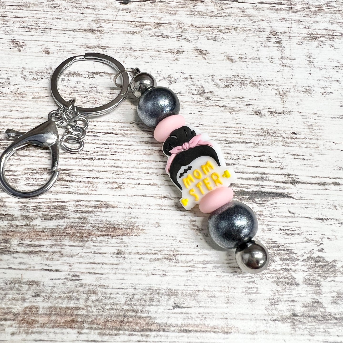 Momster Silver Keychain Bar